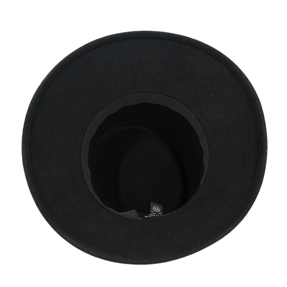 Occitane Wide-Brim Wool Felt Hat Black - Traclet Occitane Wide-Brim Wool Felt Hat Black - Traclet