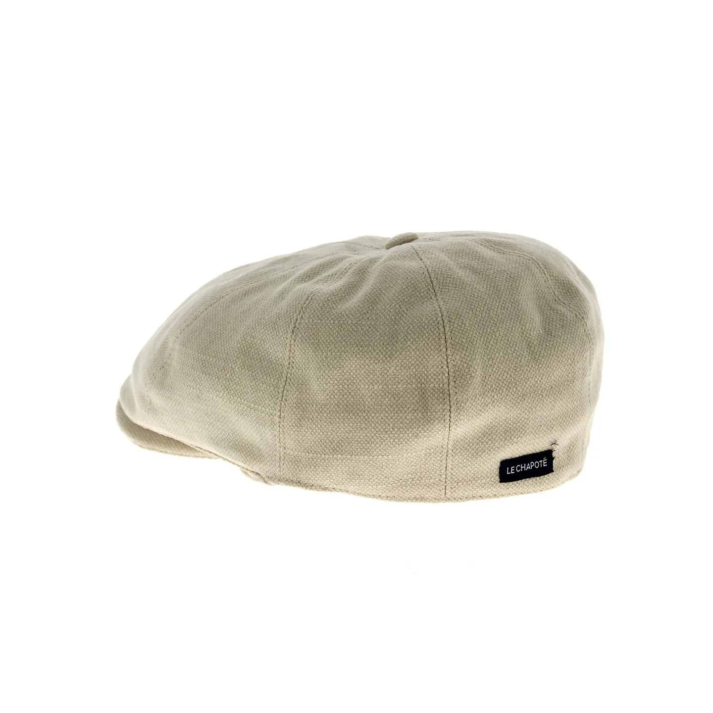 Casquette Huit Côtes Coton Naturel - le Chapoté Paris Reference : 12538 | Chapellerie Traclet