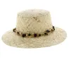 Sandrine Natural Straw Visor Cap - Traclet Reference: 12551 | Traclet Hat Shop