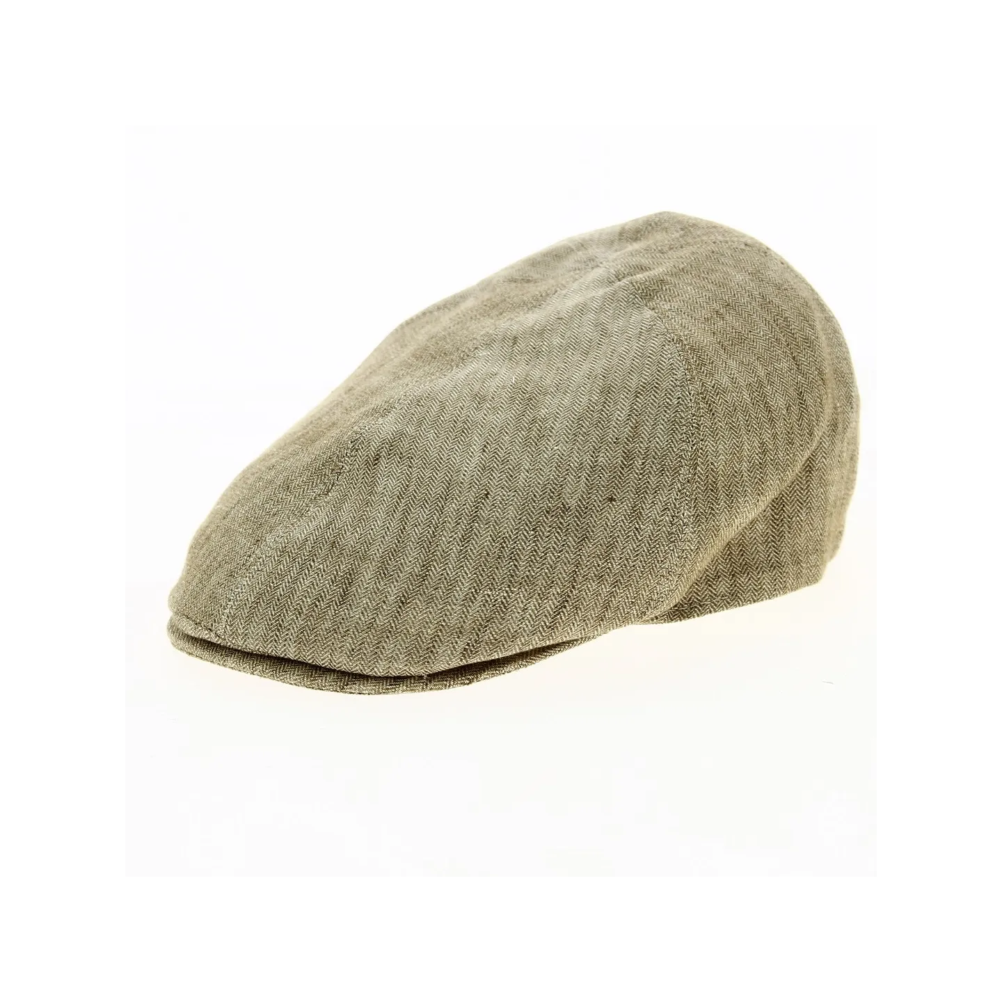 Casquette Bec de canard Léandro Chevron Lin - Traclet Reference : 12558 | Chapellerie Traclet
