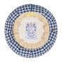 White and Blue Myosotis Basque Beret - Laulhère