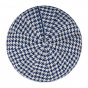 White and Blue Myosotis Basque Beret - Laulhère