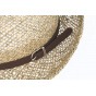Linz Natural Straw Trilby Hat - Traclet