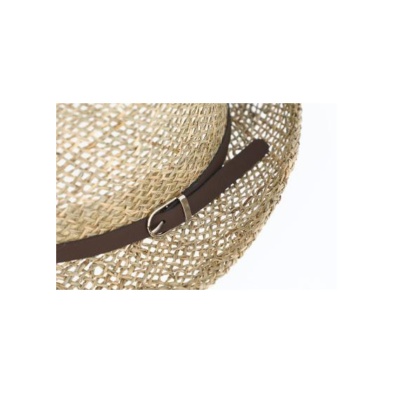 Linz Natural Straw Trilby Hat - Traclet