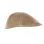 Brown Leather Domed Cap Bagnola - Traclet