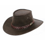 Australian Leather Hat Wallaroo Oil - Jacaru