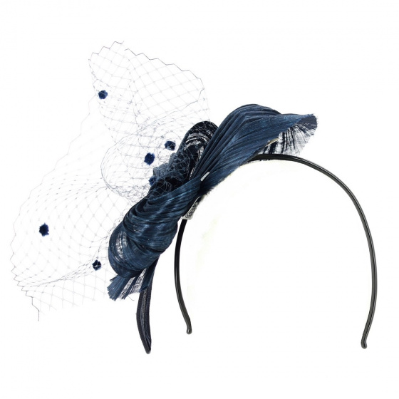 Navy Blue Lou Ceremony Headband - Traclet