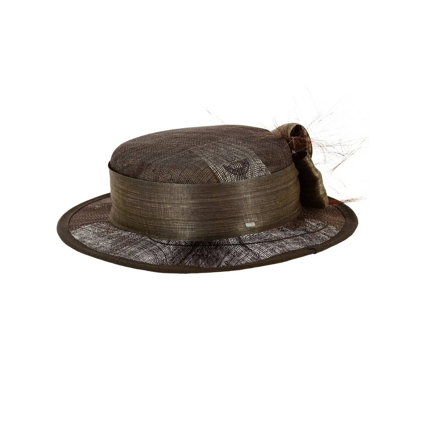 Chapeau de Cérémonie Carmen Marron - Traclet Reference : 12583 | Chapellerie Traclet