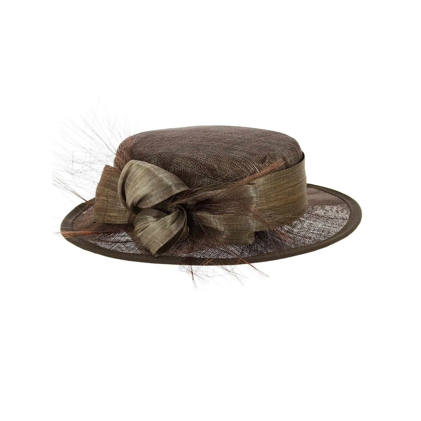 Chapeau de Cérémonie Carmen Marron - Traclet Reference : 12583 | Chapellerie Traclet