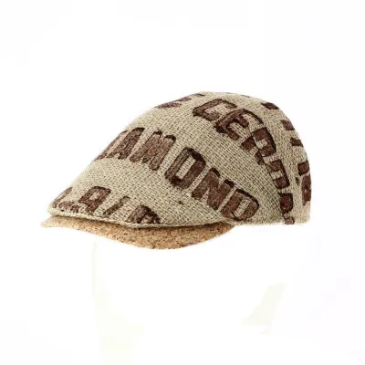Casquette Bec de canard Brasília Toile de Jute Beige - Traclet Reference : 12589 | Chapellerie Traclet