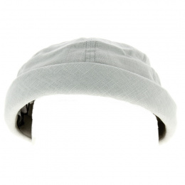 Bonnet Docker Cooper Souris Ramie Blanc Cassé - MTM