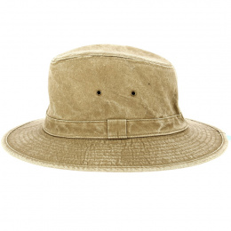 Beige Cotton Outdoor Traveller Hat - Traclet