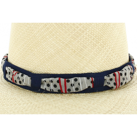 Chapeau Gambler Michele Panama Naturel - Crambes