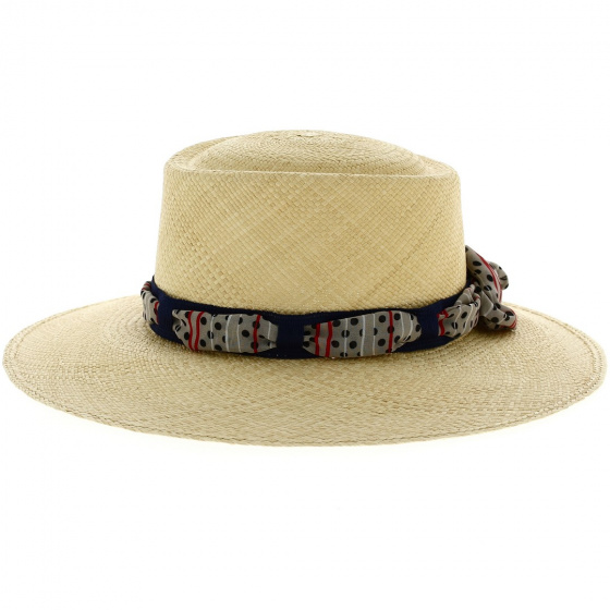 Chapeau Gambler Michele Panama Naturel - Crambes