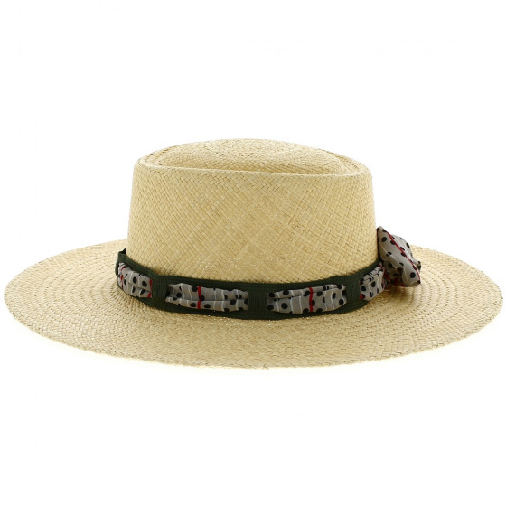 Chapeau Gambler Michele Panama Naturel - Crambes