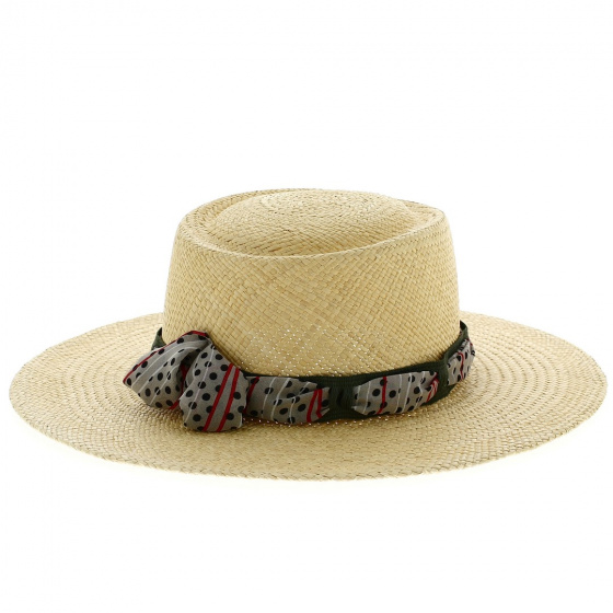 Chapeau Gambler Michele Panama Naturel - Crambes