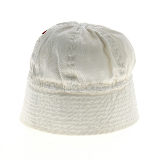 Petit Bob Marin Enfant Coton Blanc - Traclet