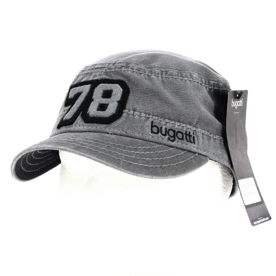 Casquette Militaire 78 Coton Grise - Bugatti (taille 57) Casquette Militaire 78 Coton Grise - Bugatti (taille 57)