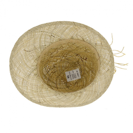 Casquette Visière Milos Paille Naturelle - Traclet