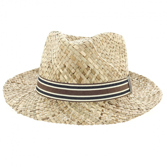 Chapeau Fedora Dan Paille Naturelle - Traclet