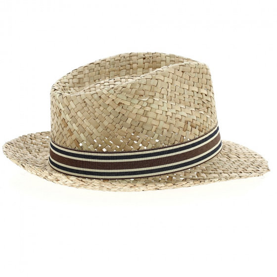 Chapeau Fedora Dan Paille Naturelle - Traclet