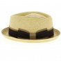 Natural Paper Indian Wells PorkPie Hat - Traclet