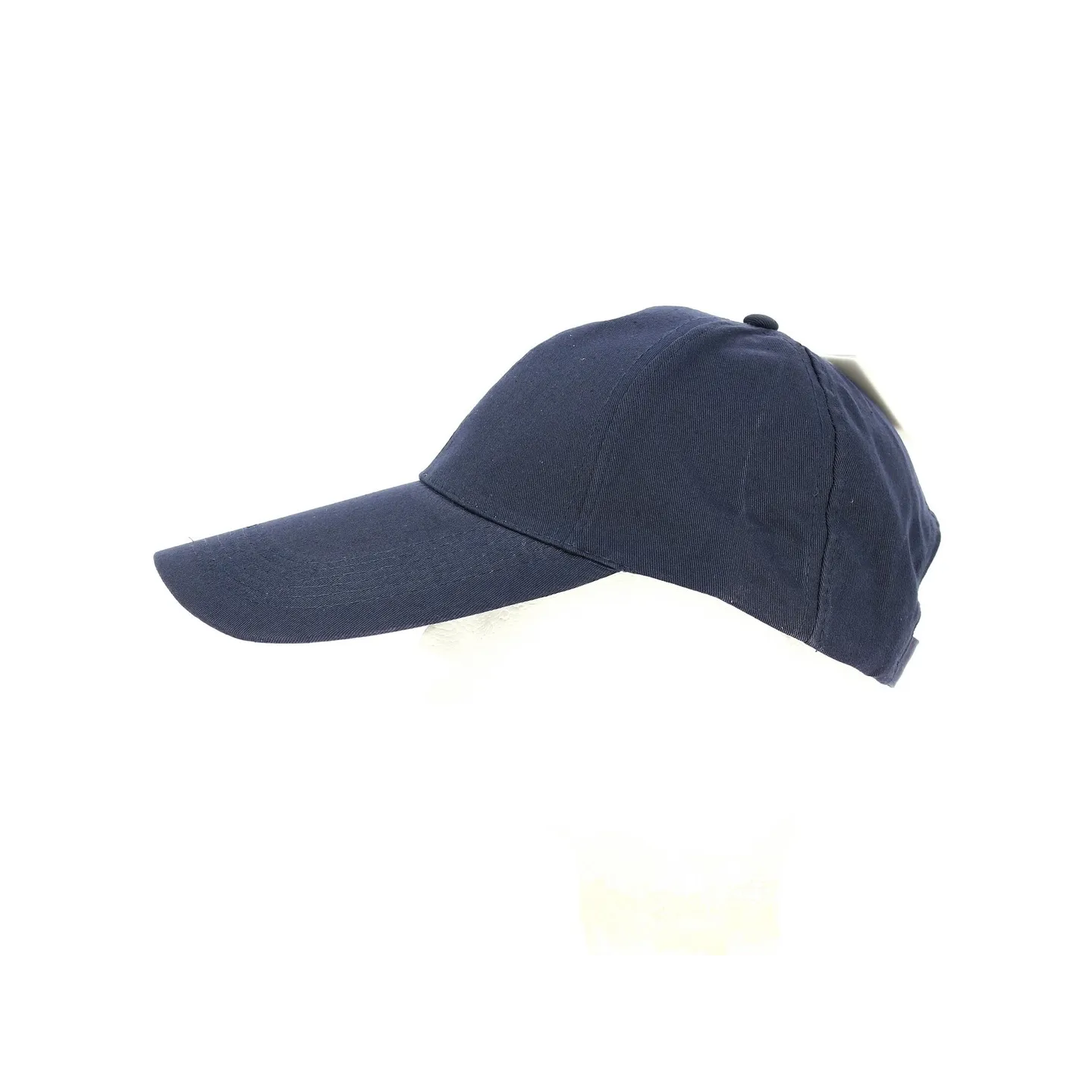Casquette Baseball Grande Visière Uni Coton Marine - Traclet Reference : 12645 | Chapellerie Traclet