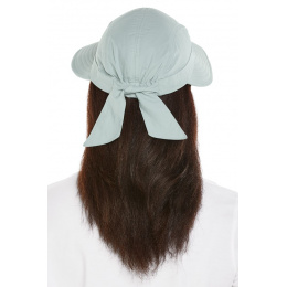 Casquette Visière Tatum 2 en 1 Anti-UV Vert/Gris - Coolibar