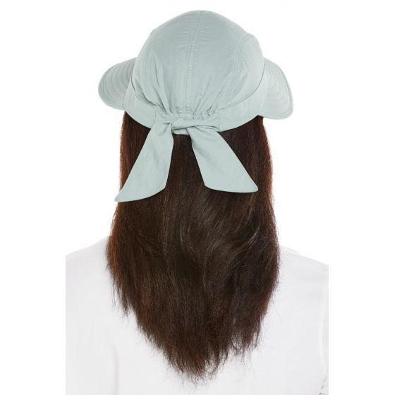 Tatum 2-in-1 UV Protection Visor Cap Green/Gray - Coolibar