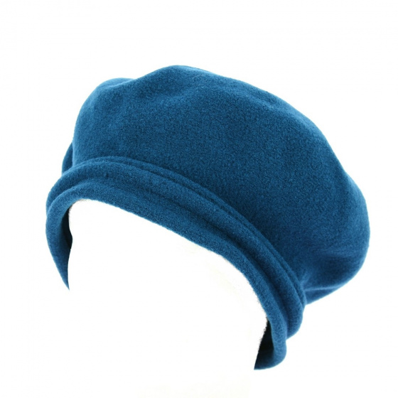 Chopin Heritage Beret by Laulhère - Peacock Blue Chopin Heritage Beret by Laulhère - Peacock Blue