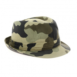 Camouflage trilby hat size 57