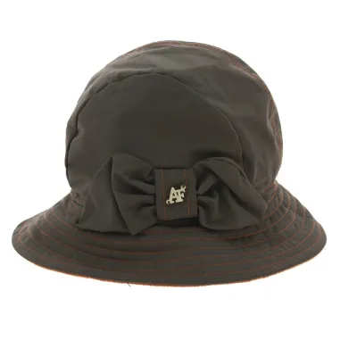 Brown waterproof bucket hat Reference: 12715 | Chapellerie Traclet