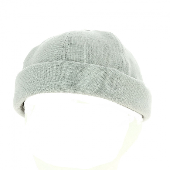 Cooper Docker Cap Mouse Gray Linen - MtM