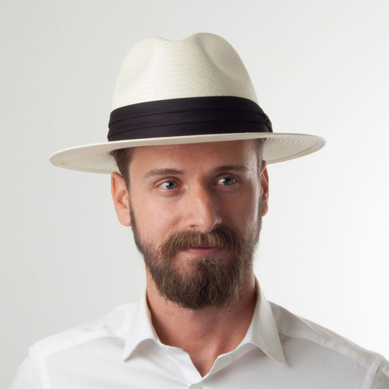 Toyo Straw Safari Hat with Black Band Toyo Straw Safari Hat with Black Band