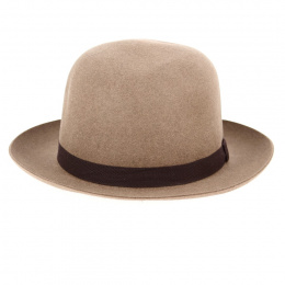 Chapeau Melon Jamestown Marron Feutre Poil - Stetson