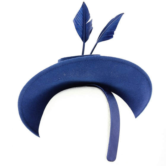 Bibi Hat - Zita Felt Headband Navy Blue - Traclet