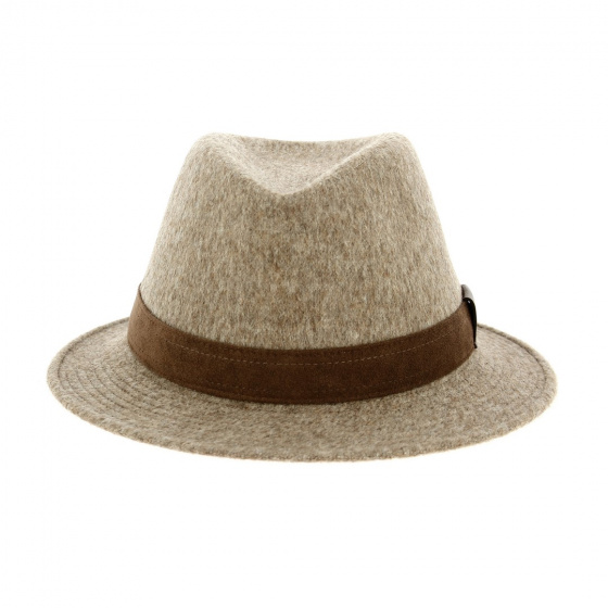 Chapeau Traveller Hamilton Feutre Laine Camel - Broswell
