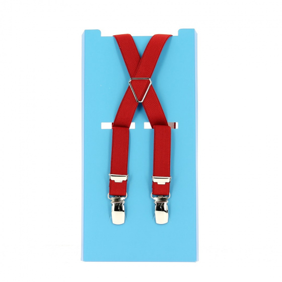 French Fine Plain Suspenders - Smart Paris