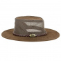 Brown Traveller Hat - Suede Breezer Explorer