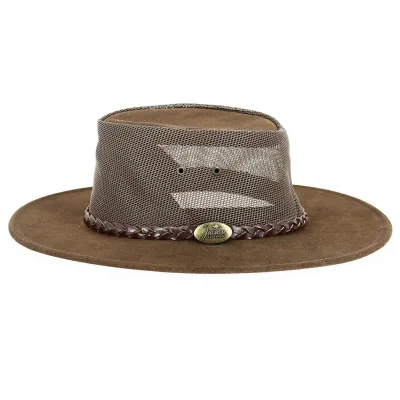 Beige Traveller Hat - Suede Breezer Explorer Reference: 12807 | Traclet Hat Shop