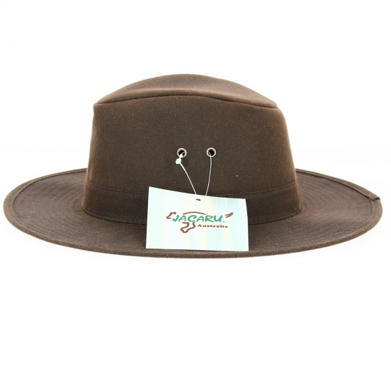 Chapeau Grand Traveller Wrangler Coton Huilé - Jacaru Chapeau Grand Traveller Wrangler Coton Huilé - Jacaru