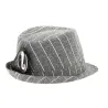 Soho Grigio Cotton & Linen Trilby Hat Gray - Keyone Reference: 12810 | Traclet Hat Shop