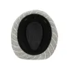 Chapeau Trilby Soho Grigio Coton & Lin Gris - Keyone Reference : 12810 | Chapellerie Traclet