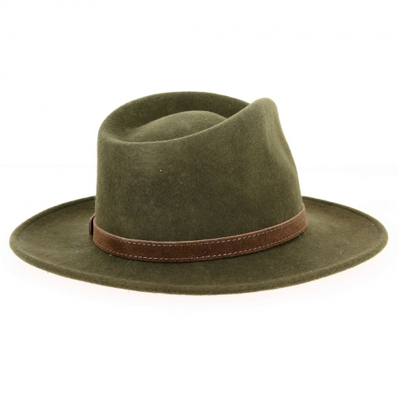 Chapeau Traveller Dundee Feutre Loden - Aussie Apparel Chapeau Traveller Dundee Feutre Loden - Aussie Apparel