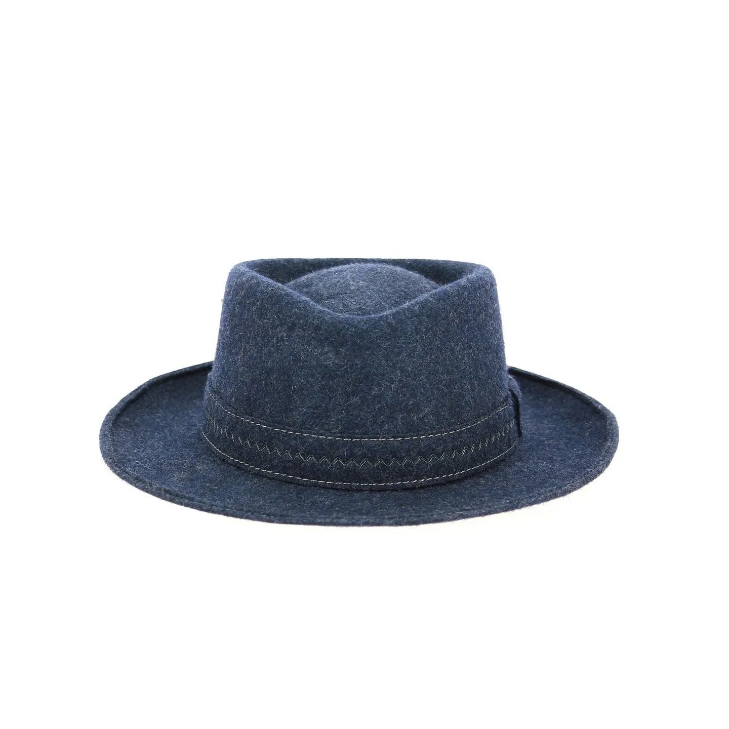 Chapeau Traveller Ulrick Feutre Laine Marine - Traclet Reference : 12815 | Chapellerie Traclet