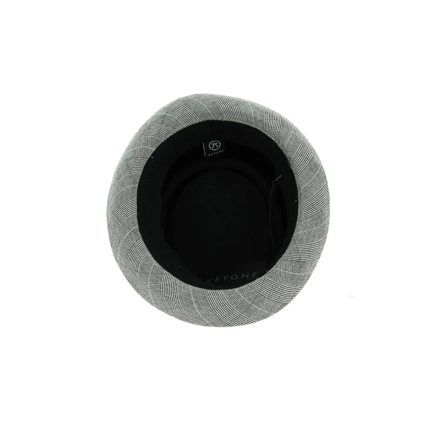 Chapeau Porkpie Sheppard Carreaux Gris - Keyone Reference : 12828 | Chapellerie Traclet