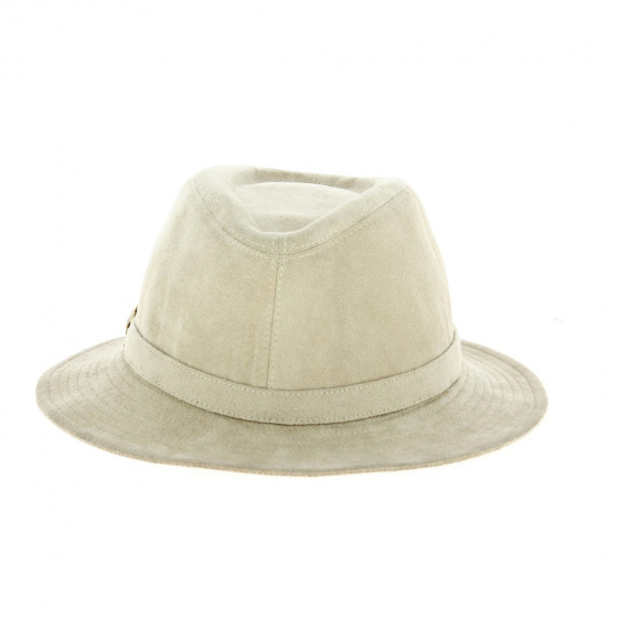 Manto Alcantara Beige Traveller Hat - Traclet Manto Alcantara Beige Traveller Hat - Traclet