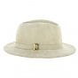 Manto Alcantara Beige Traveller Hat - Traclet