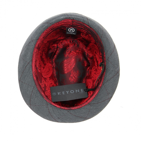 Chapeau Trilby Ripley Feutre Laine Anthracite - Keyone