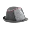 Ripley Wool Felt Trilby Hat Anthracite - Keyone Reference: 12823 | Traclet Hat Shop